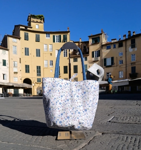 secchiello borsa millefiori