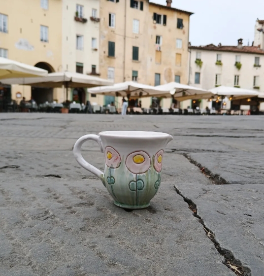 lattiera tarassaco fatto a mano