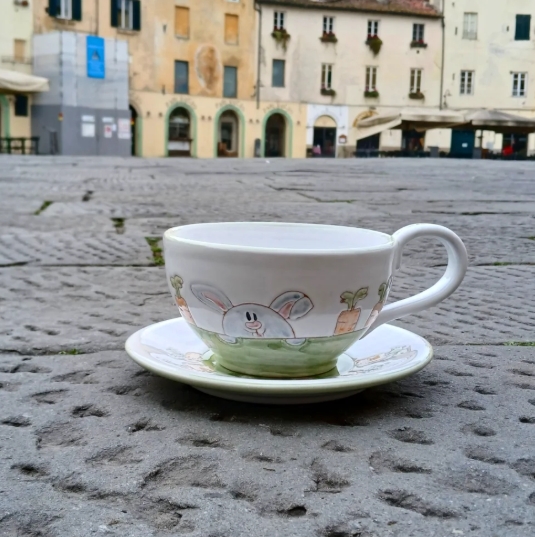 tazza coniglio pasqua lucca